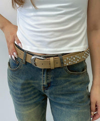 Lラインストーンデザインベルト