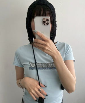 紐付きクロシェハット