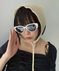 カラーニットバブーシュカ