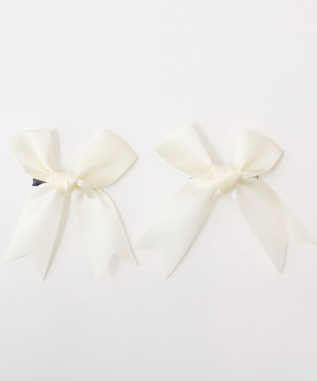 L2Pスタンダードリボンクリップ/ホワイトアイボリー