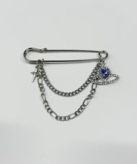 Lメタルチェーンマルチブローチ