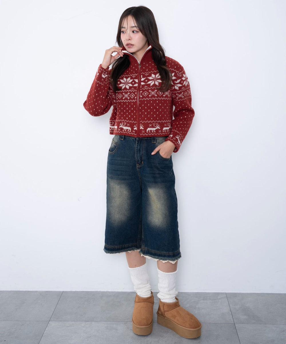 レッド　モデル：165cm F着用