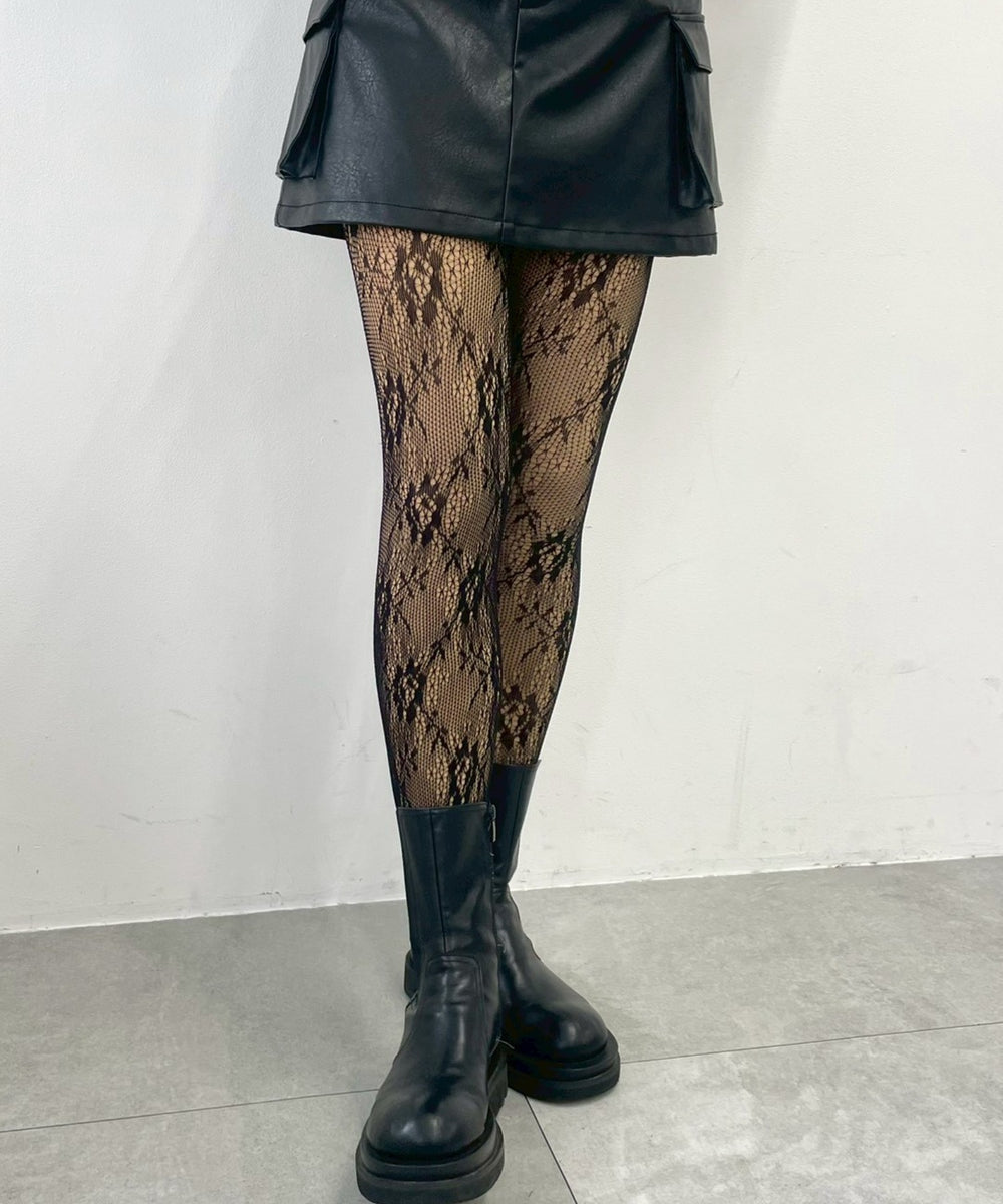 フラワータイツ柄（柄1）