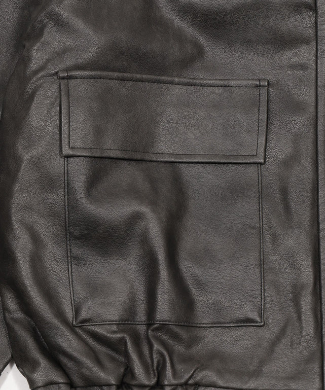 PUステンカラ⁻ブルゾン