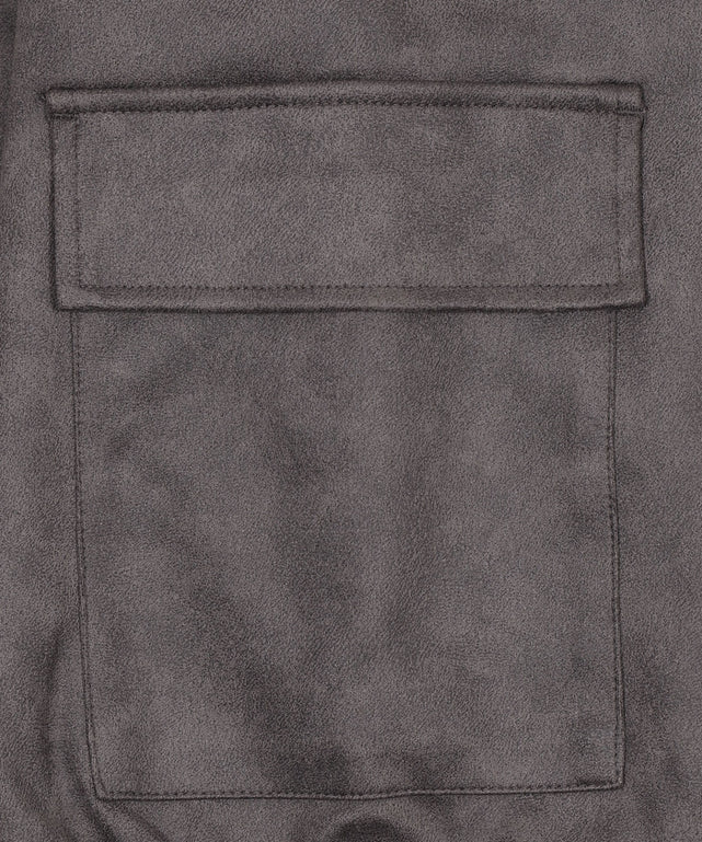 ヴィンテージスウェードステンカラーブルゾン