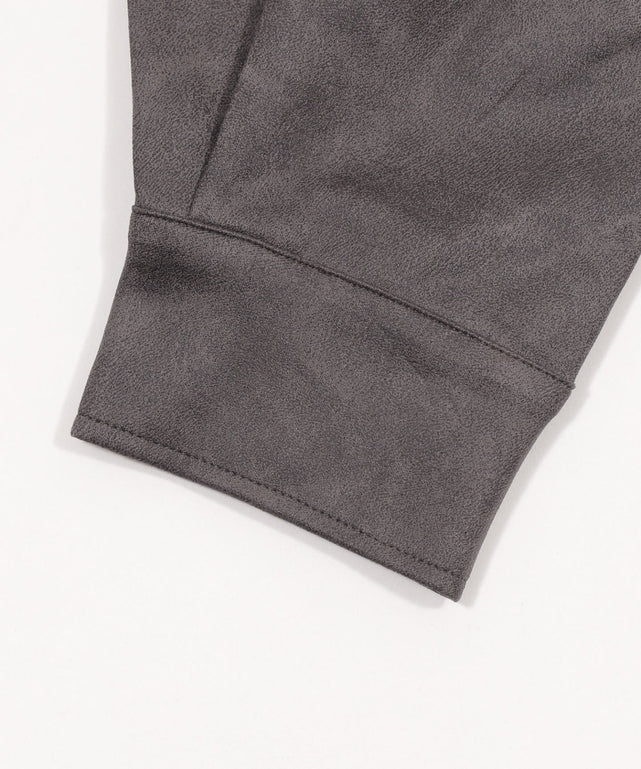 ヴィンテージスウェードステンカラーブルゾン