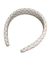 Lパステルチェックカチューシャ