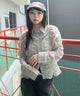 ベージュ　モデル：159cm F着用
