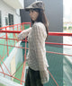 ベージュ　モデル：159cm F着用