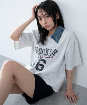 杢グレー　モデル：159cm F着用