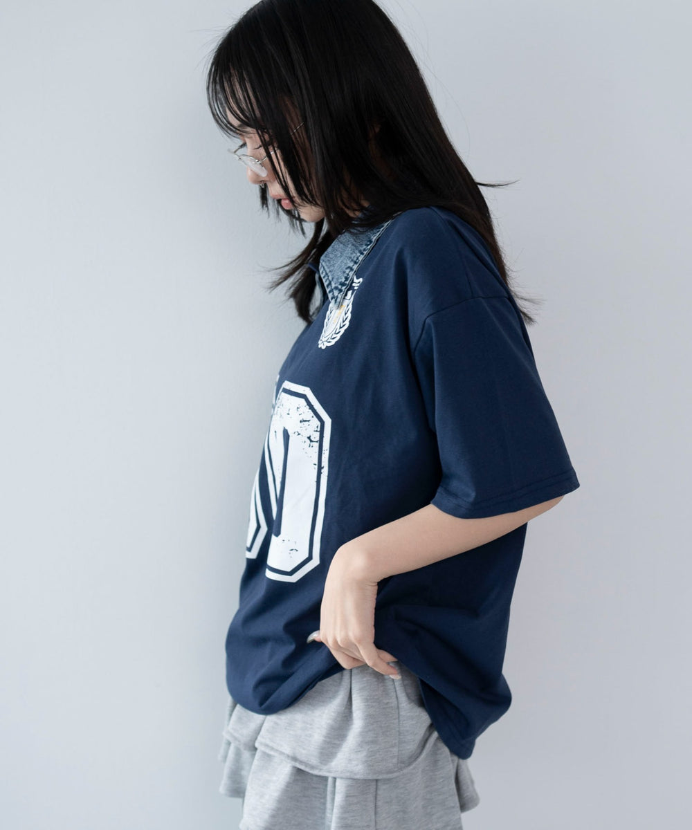 ネイビー　モデル：159cm F着用