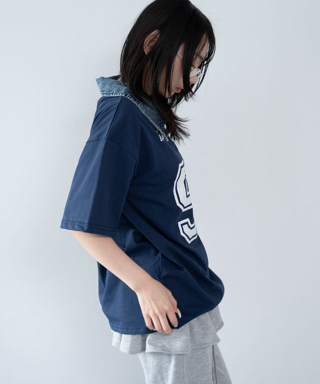 ネイビー　モデル：159cm F着用