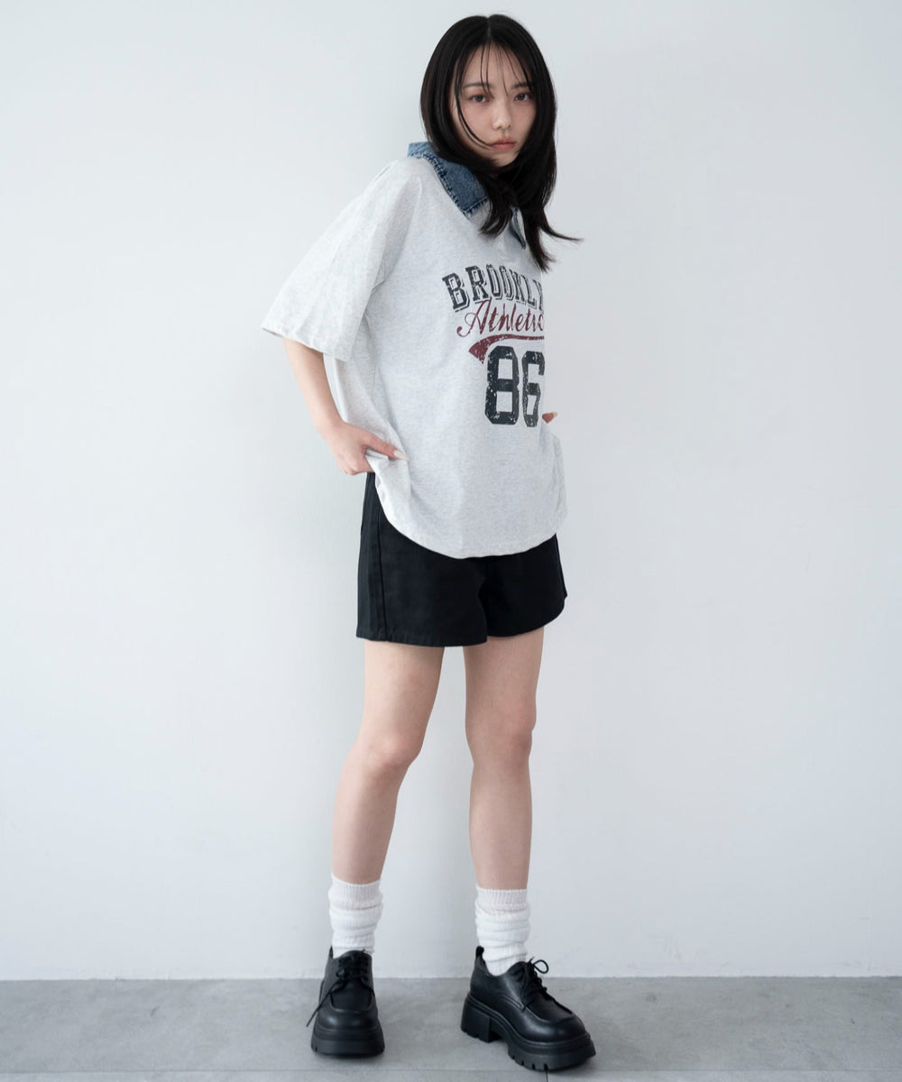 杢グレー　モデル：159cm F着用