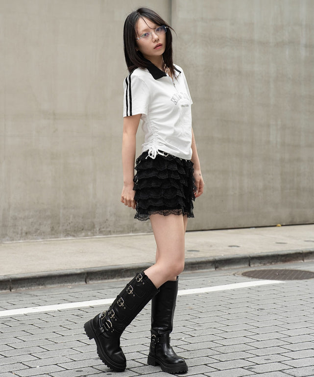 ホワイト　モデル：159cm F着用