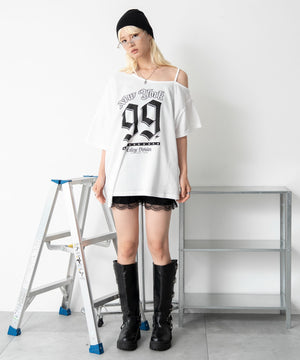 ホワイト　モデル：166cm F着用