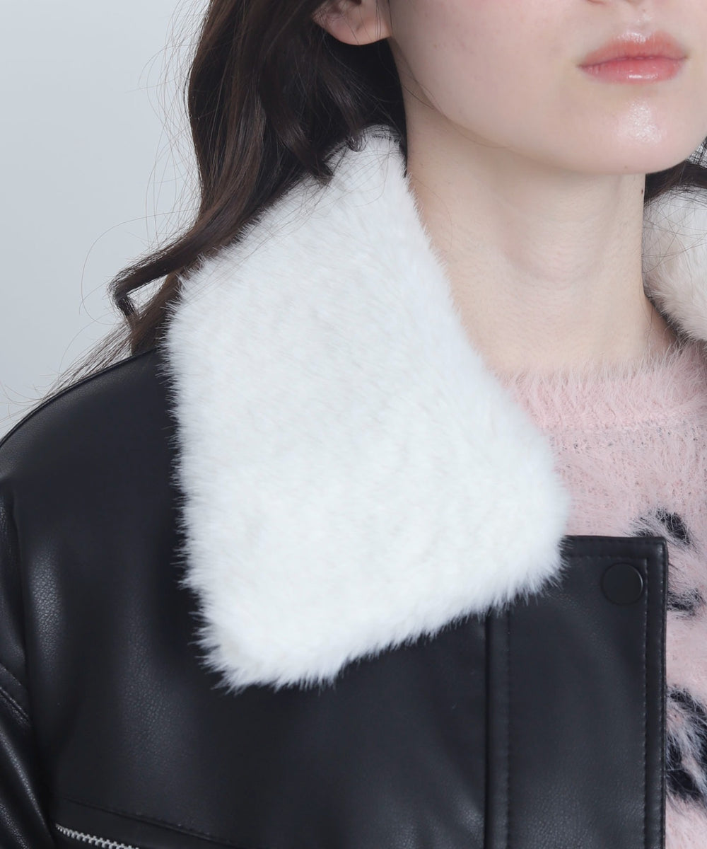 インサイドFファーフライトジャケット