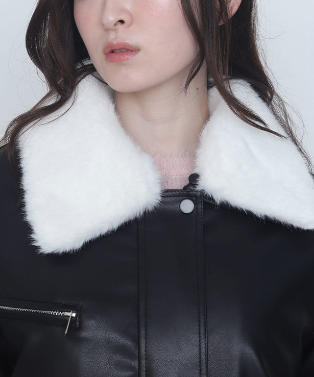 インサイドFファーフライトジャケット