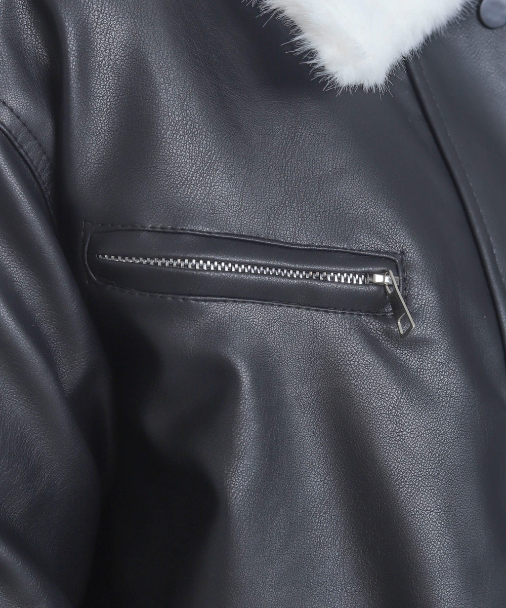 インサイドFファーフライトジャケット