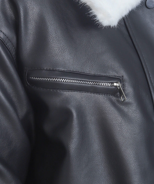 インサイドFファーフライトジャケット