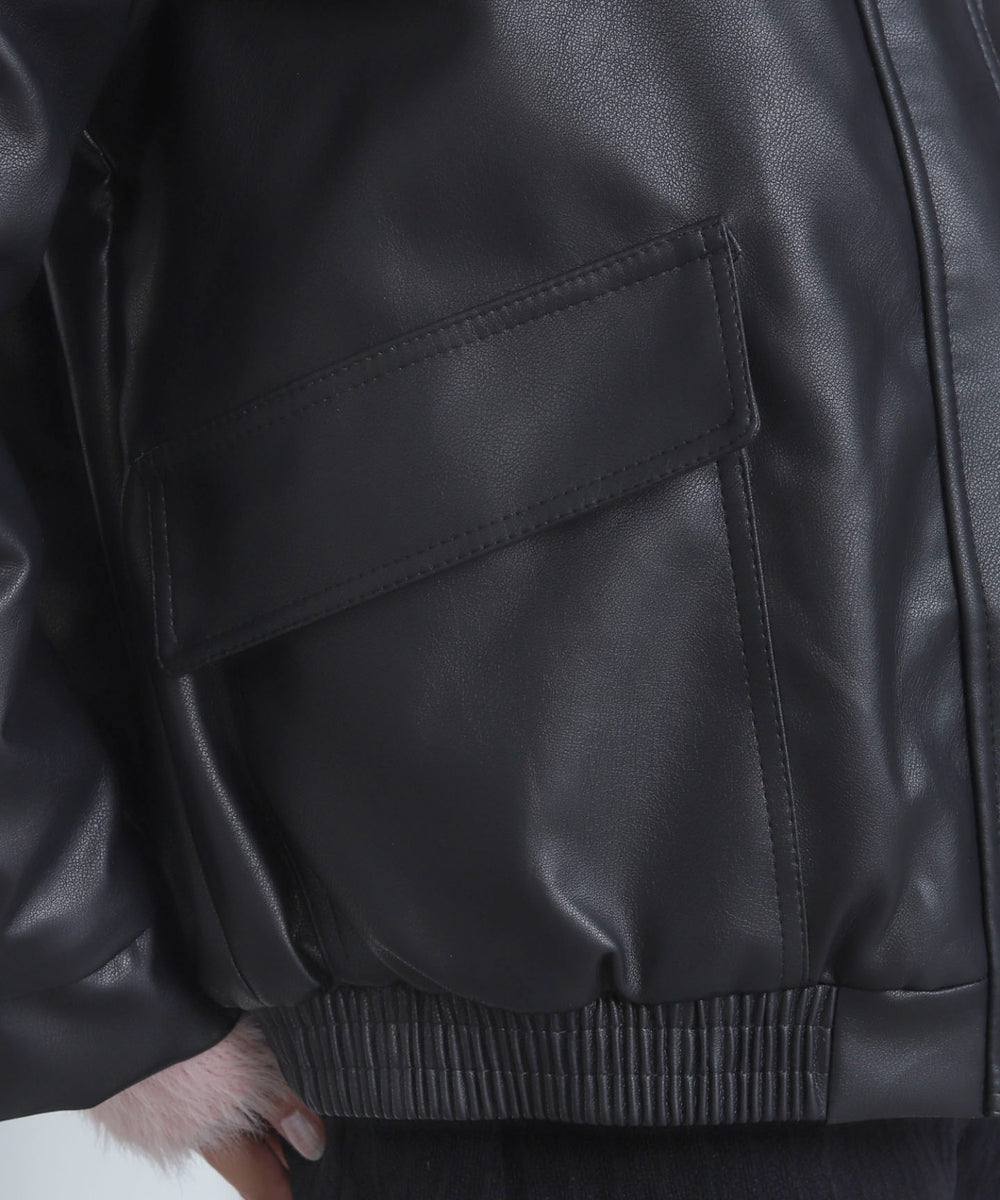 インサイドFファーフライトジャケット