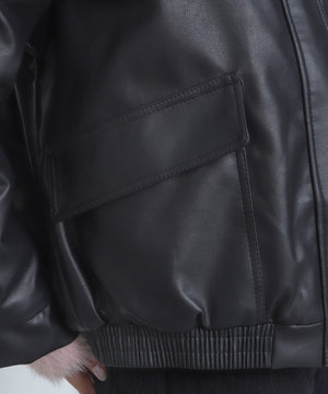 インサイドFファーフライトジャケット