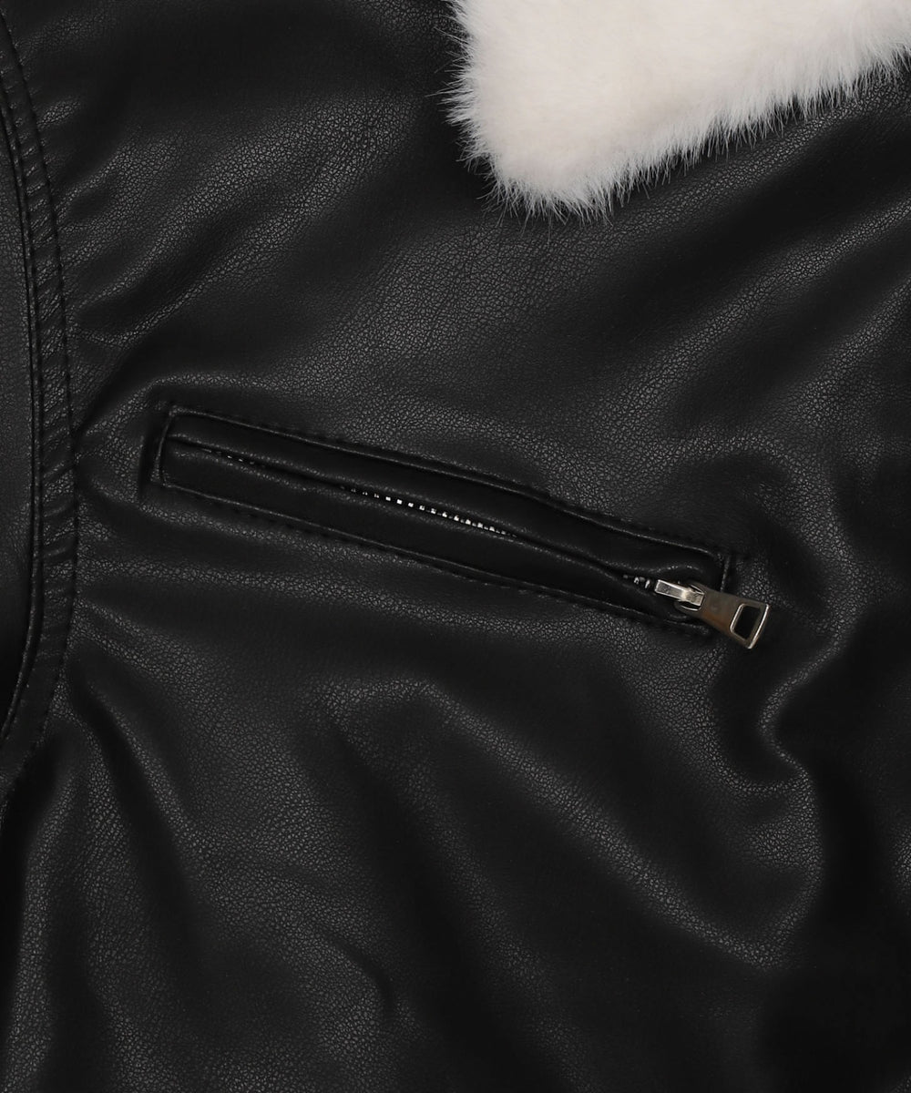 インサイドFファーフライトジャケット