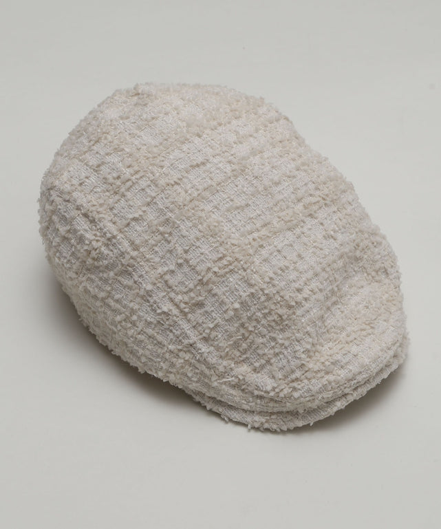 ツイードハンチング/ｵﾌﾎﾜｲﾄ