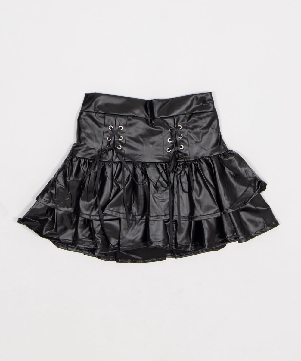 クロスピチTレースアップスカートセット