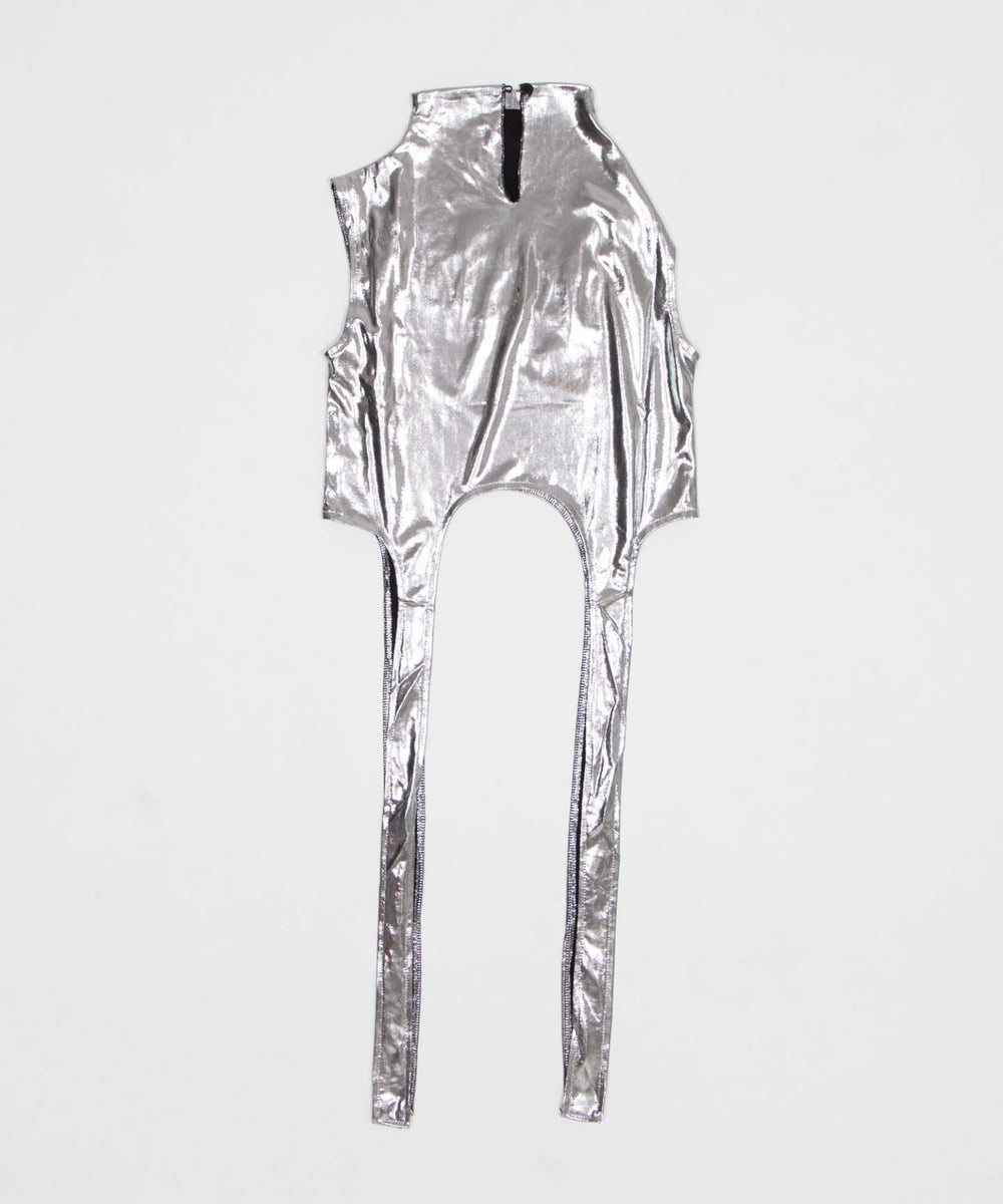 シルバートップスカーゴパンツセット