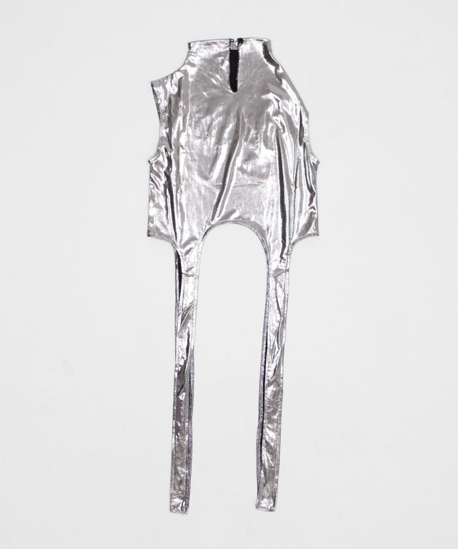 シルバートップスカーゴパンツセット