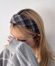 Lチェックワイドカチューシャ/柄3