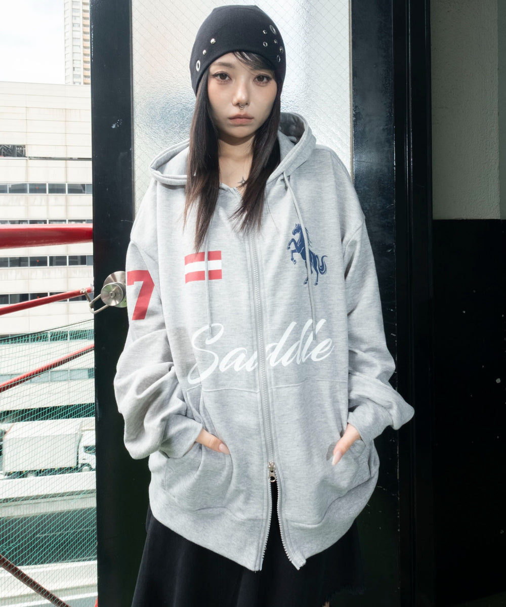 杢グレー　モデル：159cm F着用