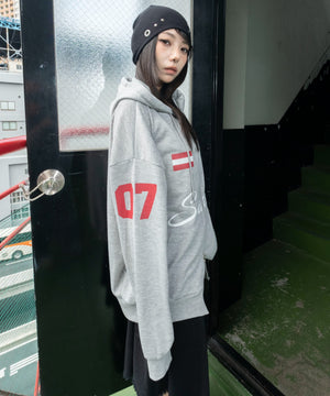 杢グレー　モデル：159cm F着用