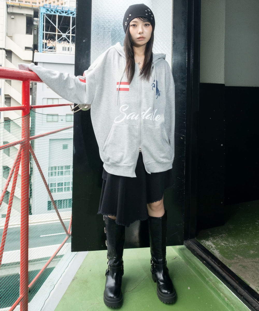杢グレー　モデル：159cm F着用