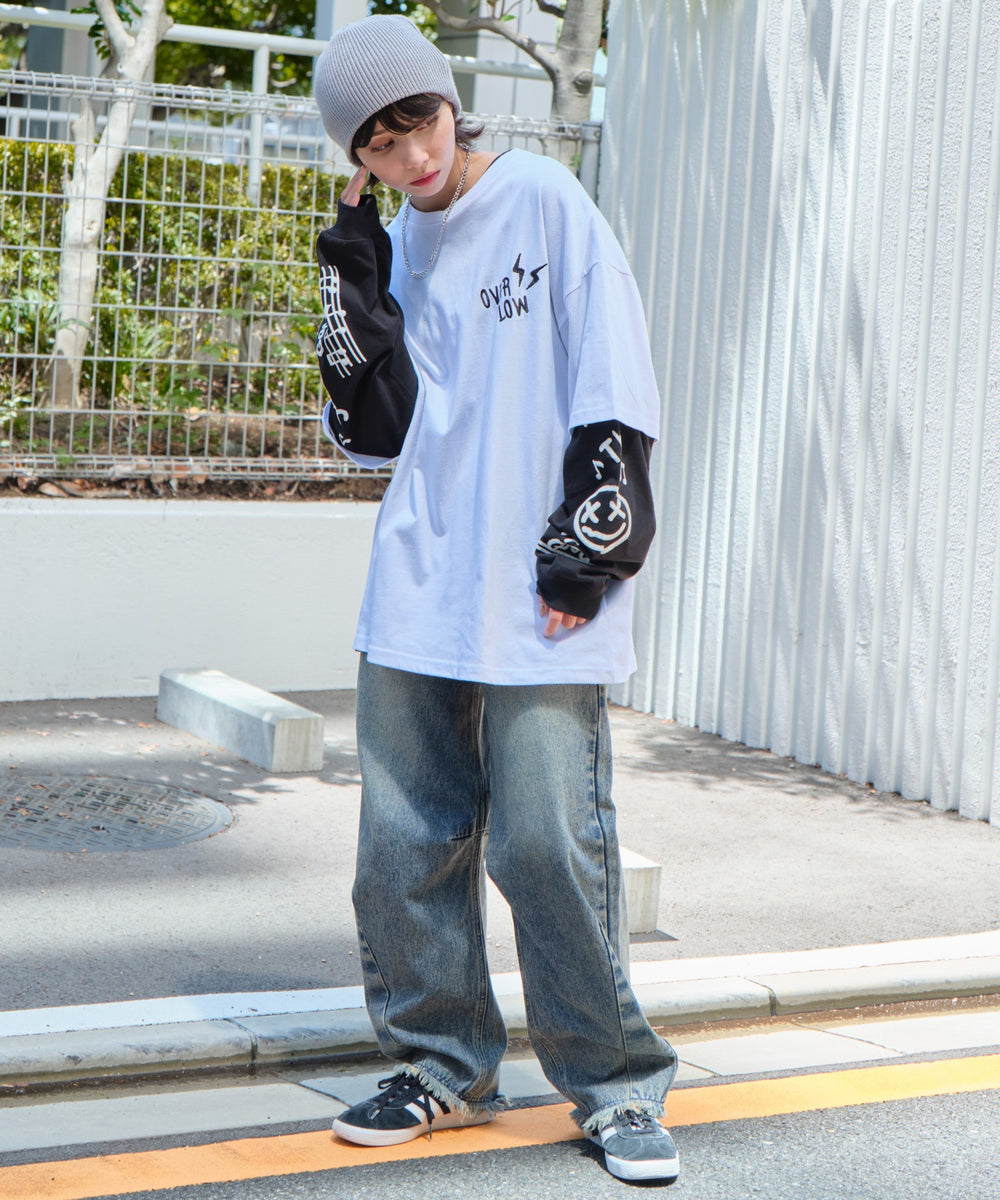 ホワイト モデル：160cm L着用