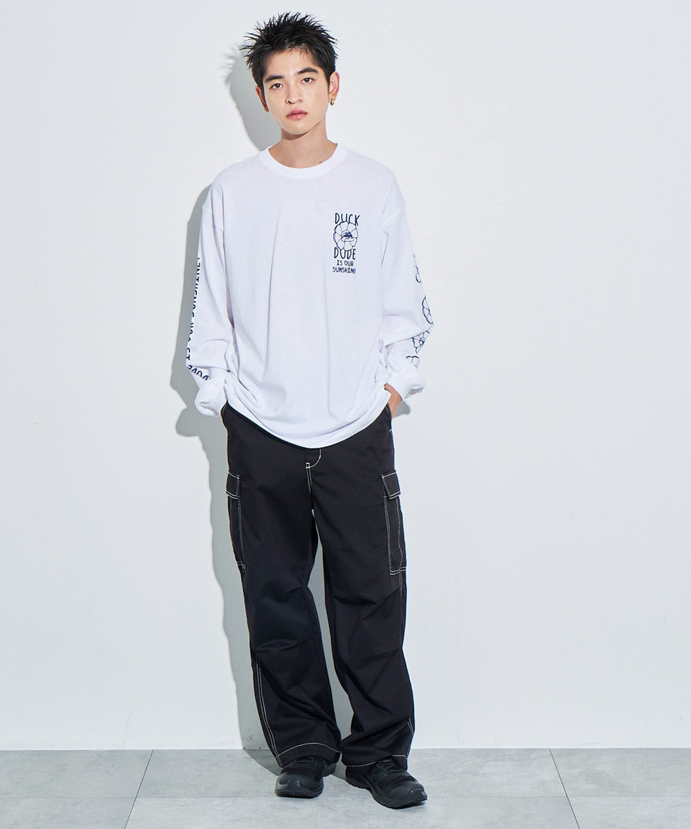 ホワイト モデル：180cm L着用