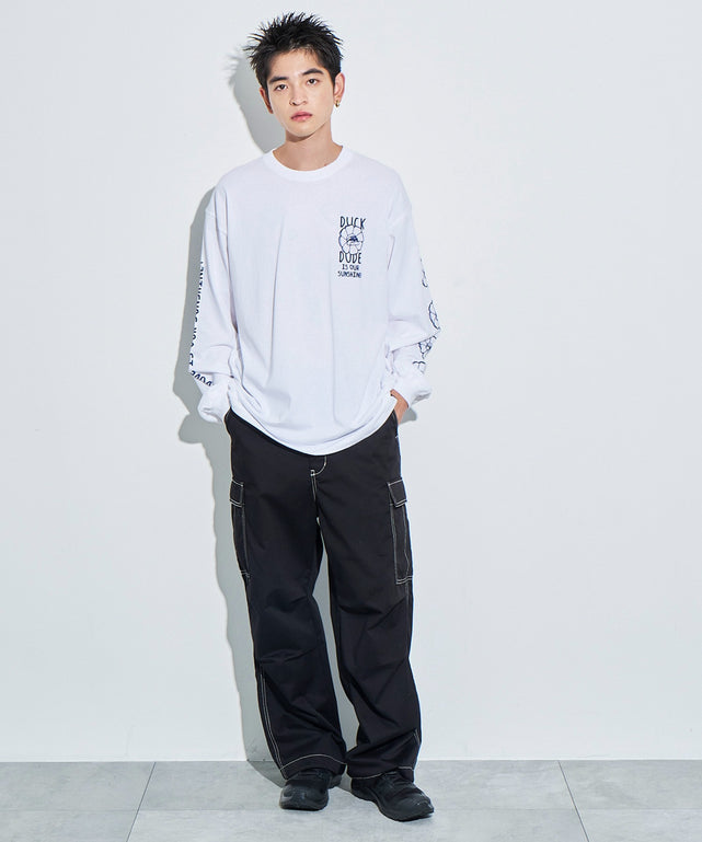 ホワイト モデル：180cm L着用