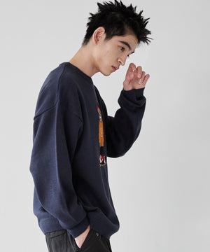 ネイビー モデル：180cm L着用