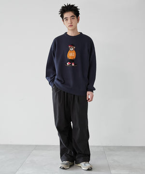 ネイビー モデル：180cm L着用