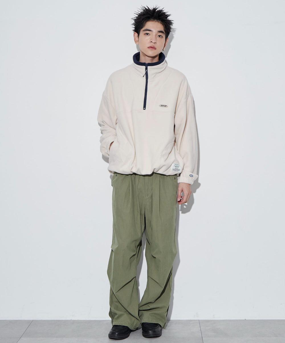 ホワイトアイボリー　モデル：180㎝　L着用