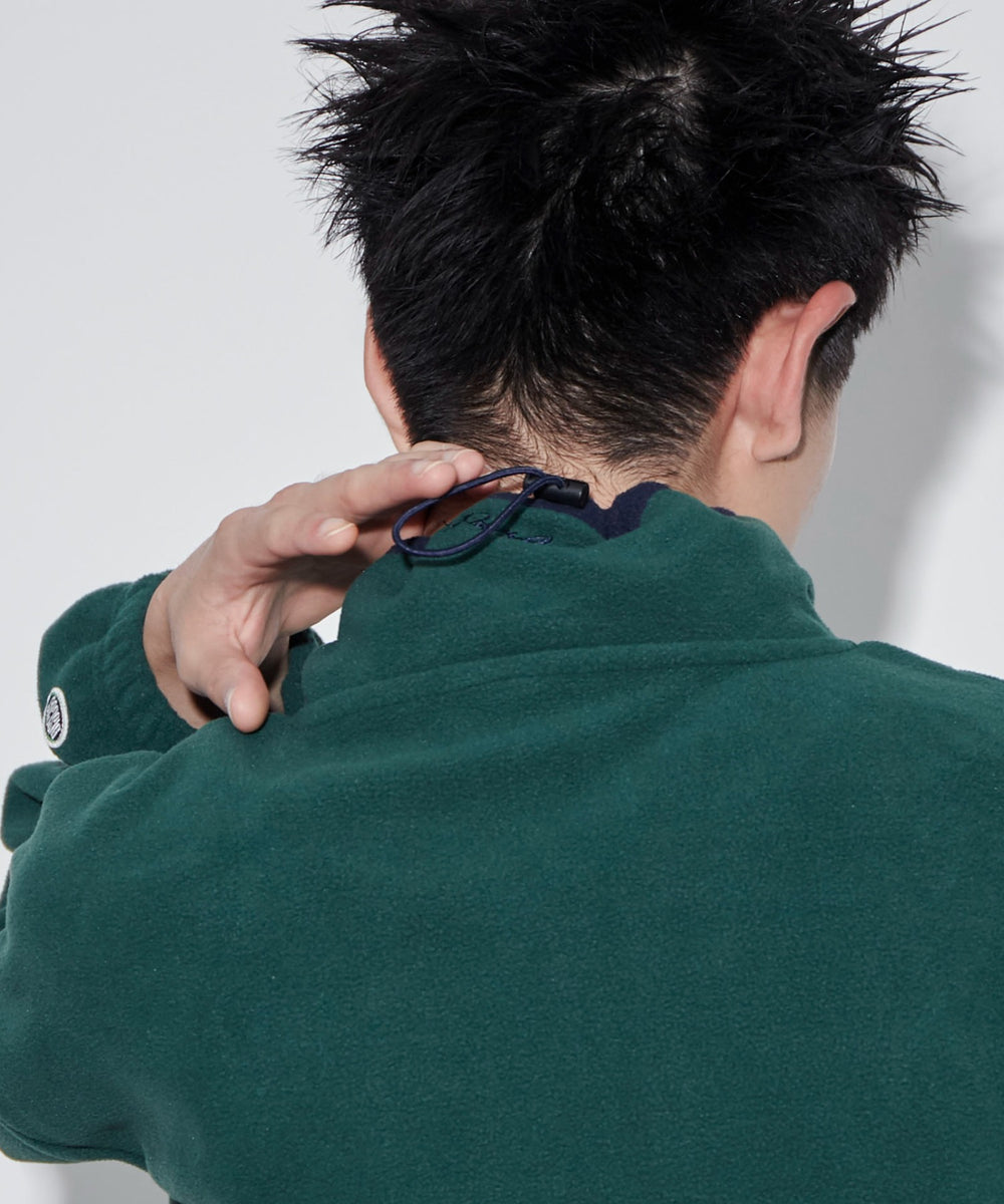 DISCUSフリースハーフジップPO