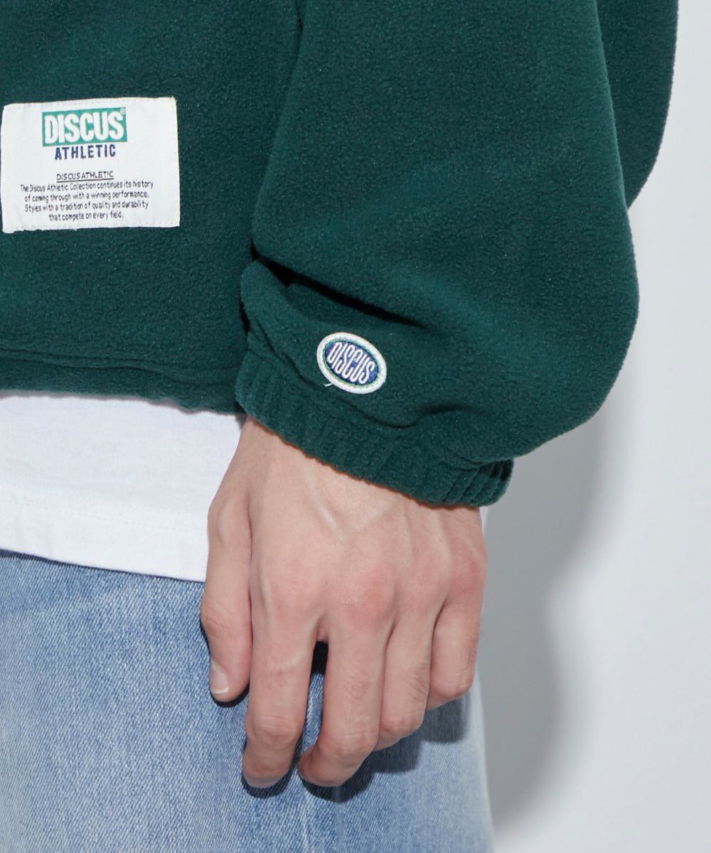 DISCUSフリースハーフジップPO