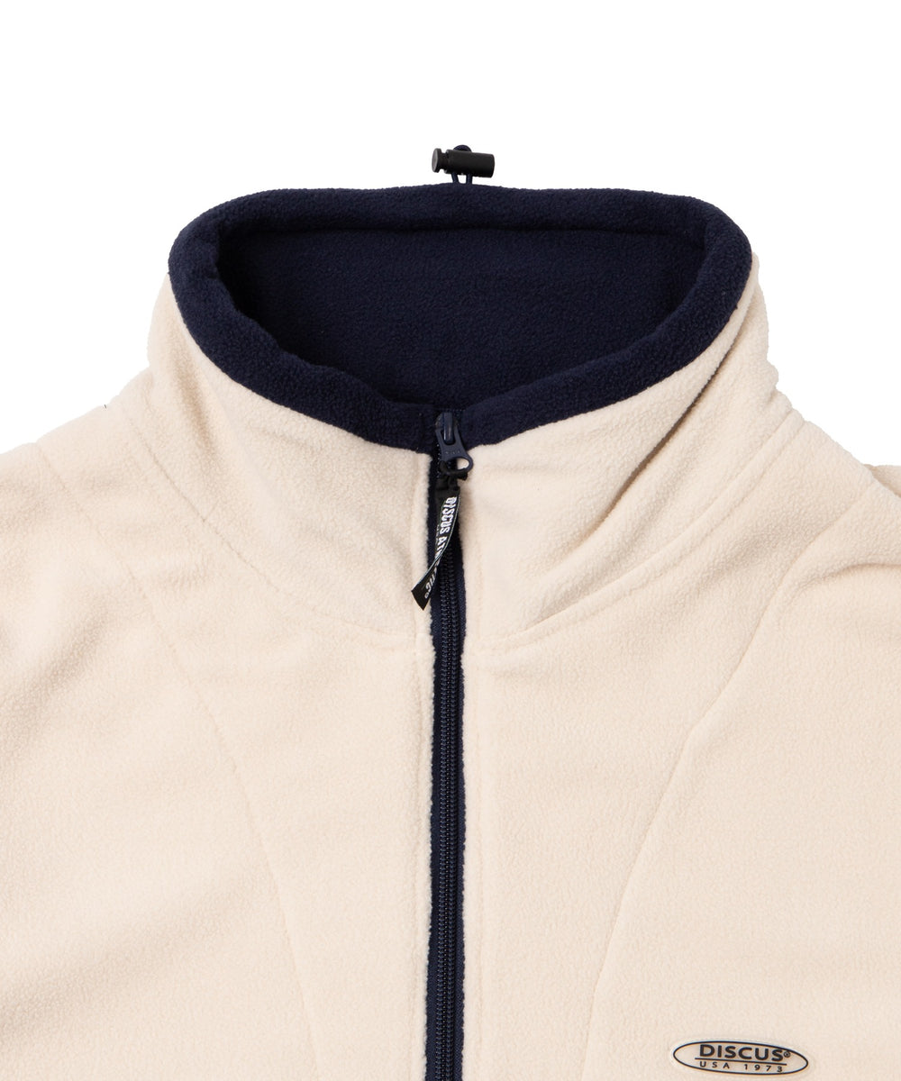 DISCUSフリースハーフジップPO