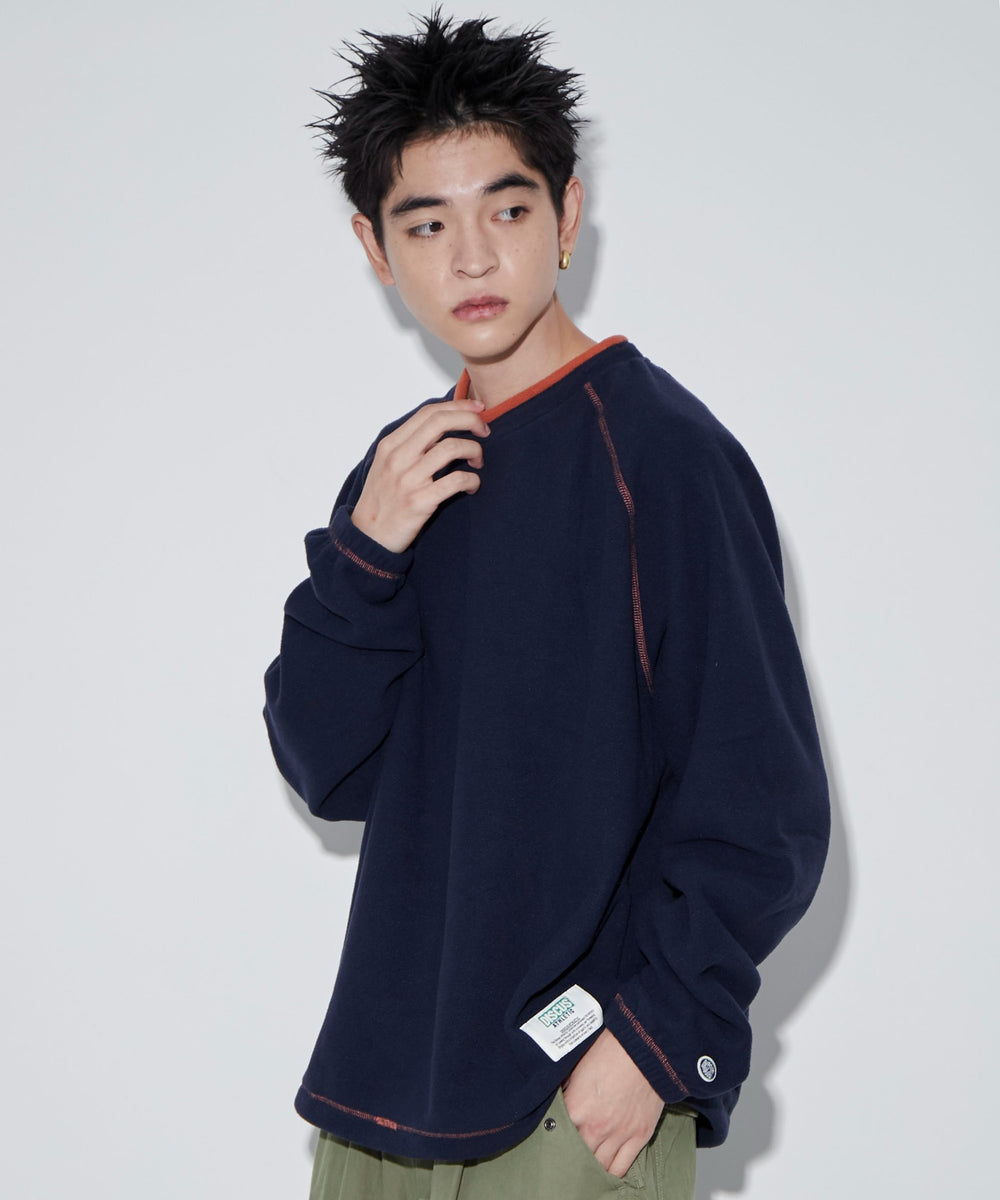 ネイビー　モデル：180㎝　L着用