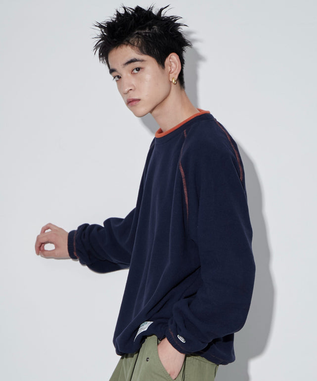 ネイビー　モデル：180㎝　L着用