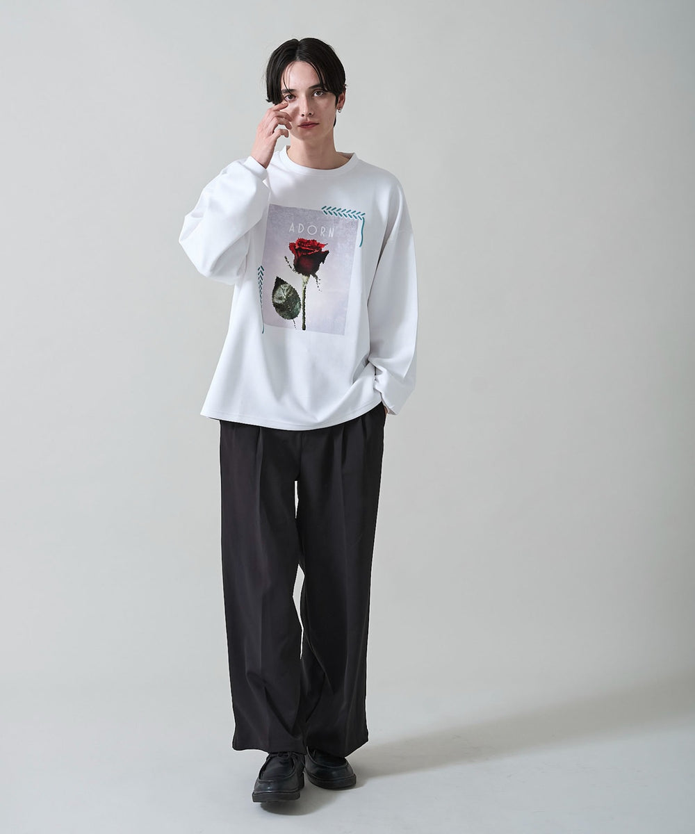 ホワイト　モデル：180㎝　L着用