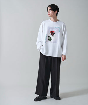 ホワイト　モデル：180㎝　L着用