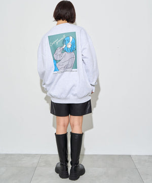 アッシュグレー　モデル:160cm L着用