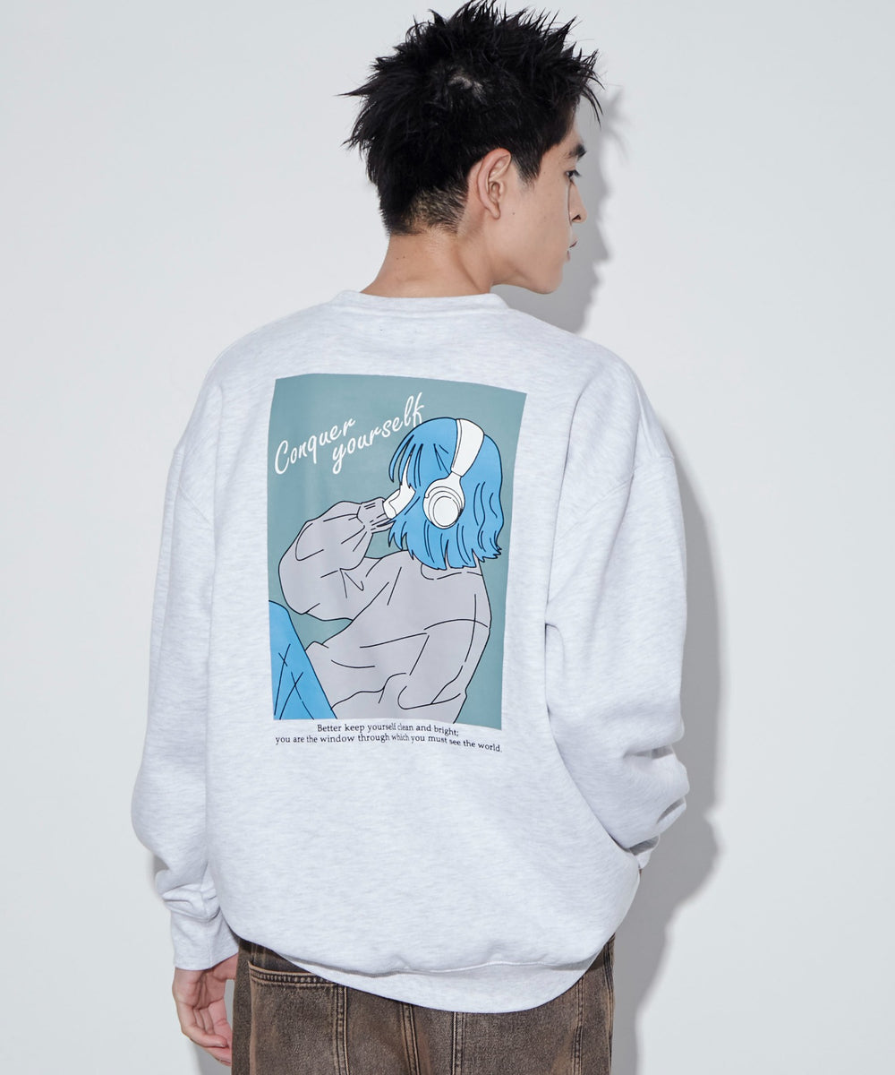 アッシュグレー　モデル：180㎝　L着用