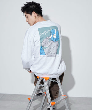 アッシュグレー　モデル：180㎝　L着用